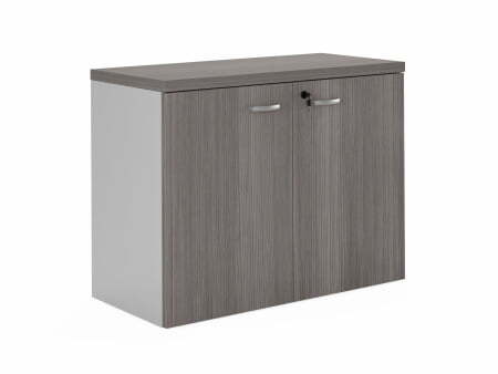 Шкаф с деревянными дверями Flash FLS327 900x420x707 (Лиственница)