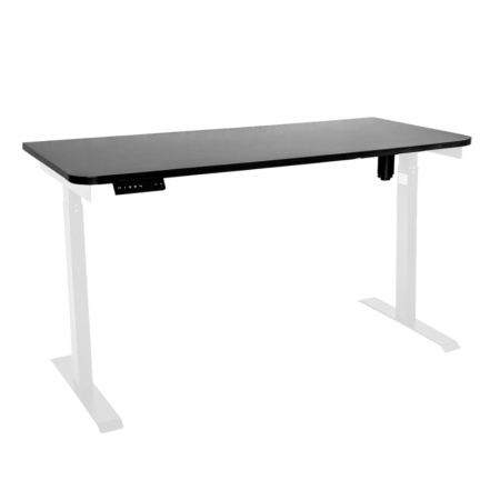 Стол c электроприводом LA-T33-E6 (1400x700x725-1165) (Черный | Белый)