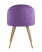 Стул Лион Страйпс велюр лиловый (Стул Лион лиловый)