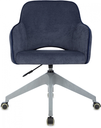 Кресло CH-380GL синий Light-27 крестов.4-луч. пластик пластик серый (Синий)