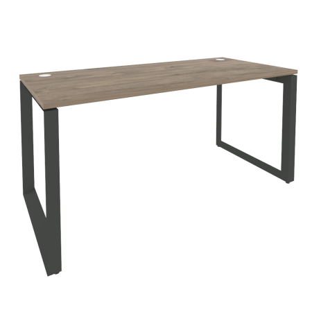 Стол рабочий на О-образном м/к Onix O.MO-SP-4.7 1580x720x750 (Тиквуд Темный/Черный металл)