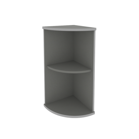 Стеллаж угловой Riva А.УС-3 365x365x828 (Венге-Металлик)