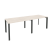 Рабочая станция на П-образном м/к Onix O.MP-RS-2.2.8 2360x800x750 (Тиквуд Темный/Белый Металл)