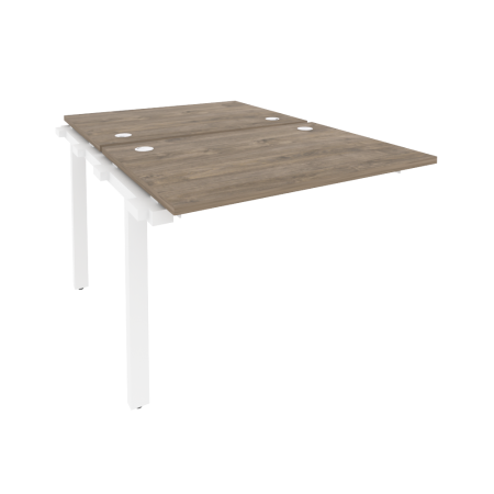 Наборный элемент рабочей станции на м/к Onix O.M-2.NRS-1.7 980x1475x750 (Тиквуд Темный/Белый Металл)