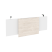 Царга стола руководителя Onix O.M-CSR-3 1140x450x54 (Дуб Аттик/Белый)