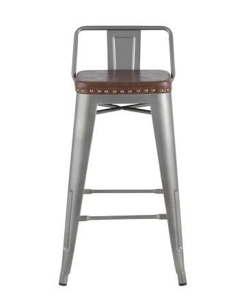 Стул полубарный TOLIX SOFT серебристый (Стул полубарный Tolix Soft серебристый)