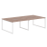 Конференц-стол Xten-Q Белый XQSCT 2714 2720x1406x750 (Легно темный)