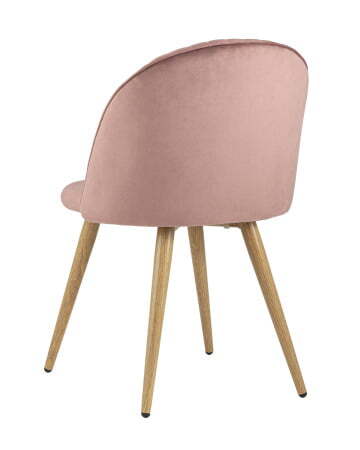 Стул Лион Страйпс велюр розовый (Стул Лион розовый)