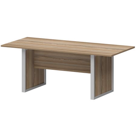 Стол заседаний Аргентум-М НТМ-200.90 2000x900x750 (Дуб сафари/Металлик)