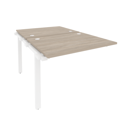 Наборный элемент рабочей станции на м/к Onix O.M-2.NRS-1.8 980x1635x750 (Дуб Аттик/Белый Металл)