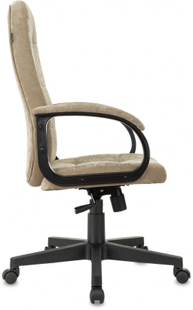 Кресло руководителя CH 002 Fabric песочный Light-21 крестов. пластик (Бежевый)