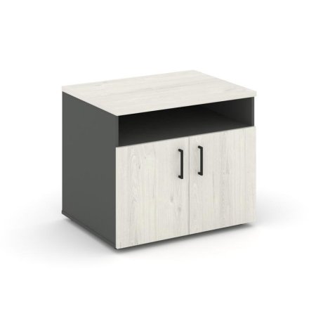 Тумба для оргтехники/сервисная SN.TS-001 (796х600х680) (Антрацит/Дуб Наварра)