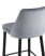 Стул барный Диего велюр серый (Стул барный Диего серый)