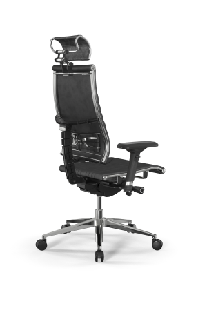 Кресло для руководителя Метта Y 3DE B2-12D - GoyaLE /Kc31/Nc31/D04P/H2cV-3D(M26.B32.G25.W03) (Темно-серый)