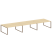 Рабочая станция Metal System Style БО.СМ-6.5 5400x1475x750 (Дуб Наварра/Серый металл)