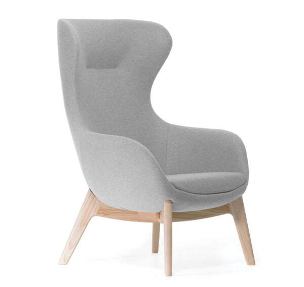 ELEGANCE WOOD Кресло (Светло-Серый)