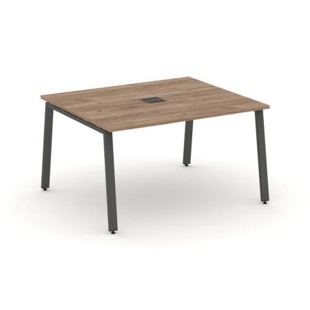 Стол переговорный SN-6A.SPRG-032 (1180х1180х750) (Дуб Табак/Металл Антрацит)