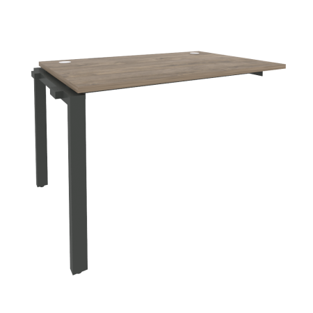 Наборный элемент рабочей станции на П-образном м/к Onix O.MP-1.NRS-2.8 1180x800x750 (Тиквуд Темный/Черный металл)