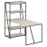 Стол компьютерный LOFTIS LMST 1515 1560х842х1517 (Дуб БофордЧерный)