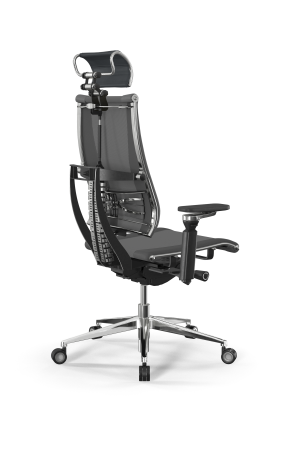 Кресло для руководителя Метта Y 4DF B2-14D - YM93+Infinity /Kc09/Nc09/D15P/H2cL-3D(M26.B35.G25.W04) (Серый | Темно-серый)