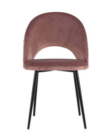 Стул Меган велюр с ромбами пыльно-розовый (Стул Меган пыльно розовый)