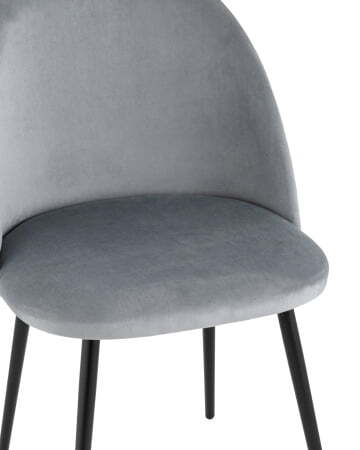 Стул Фолио велюр серый (Стул Фолио серый)