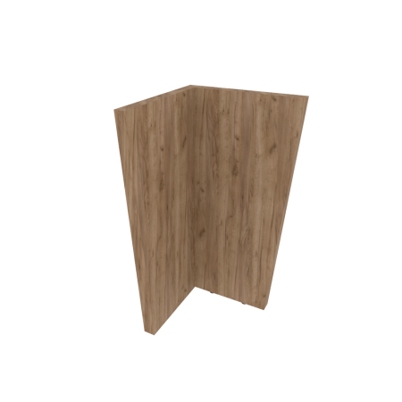 ДСП опора угловая First KOU 400x400x730 (Дуб Табак)