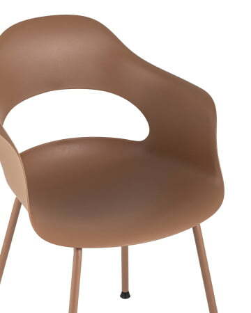 Стул Lady пластик коричневый (Стул пластиковый Lady коричневый)