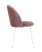 Стул Логан велюр пыльно-розовый белые ножки (Стул Логан пыльно розовый)