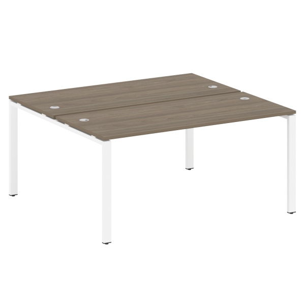 Рабочая станция Metal System Style БП.РАС-СП-2.4 1600x1475x750 (Вяз/Белый металл)