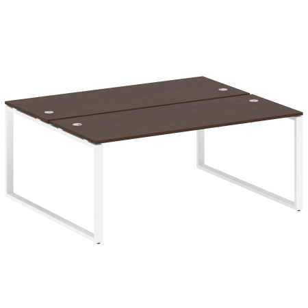 Рабочая станция Metal System Style БО.РАС-СП-2.5 1800x1475x750 (Венге Цаво/Белый металл)