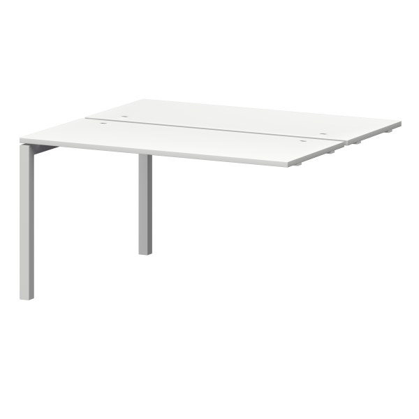 Модуль двойной универсальный на металлокаркасе Смарт СМС2-П-10К.120Э.Пр50 1000x1236x750 (Белый/Белый)