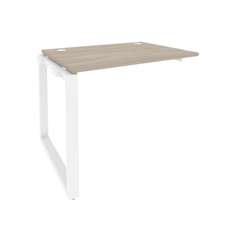 Наборный элемент рабочей станции на О-образном м/к Onix O.MO-1.NRS-1.7 980x720x750 (Дуб Аттик/Белый Металл)