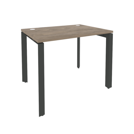 Стол рабочий на П-образном м/к Onix O.MP-SP-1.7 980x720x750 (Тиквуд Темный/Черный металл)