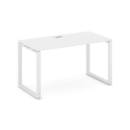 Стол письменный SN-6O.SP-011 (980х700х750) (Белый/Металл Белый)