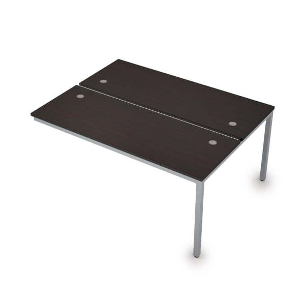 6МБК.264 Сдвоенные бенч-системы, конечный модуль (1600x1235x750) (Венге/Алюминий матовый)