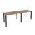 Рабочая станция на П-образном м/к Onix O.MP-RS-2.2.7 2360x720x750 (Тиквуд Темный/Белый Металл)