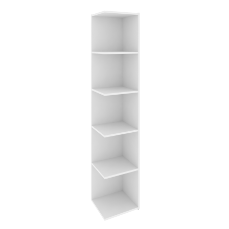 Модуль приставной 5 ячеек Locker Plus LK.PM-5 390x350x1983 (Белый бриллиант)