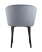 Стул с подлокотниками Нейтон велюр серый (Стул Нейтон серый)