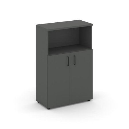 Шкаф средний широкий SN.STS.E-201 (796х400х1203) (Антрацит)