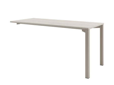 Бенч-система, конечная секция Solution D-323 1600x700x750 (Акация Морава/КашемирБежевый)