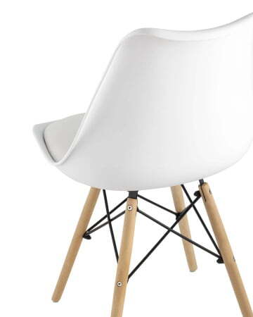 Стул Eames Soft белый (Стул Freames белый)