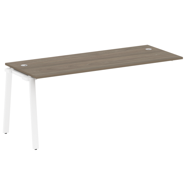 Проходной наборный элемент рабочей станции Metal System Style БА.ПРС-СП-1.5 1800x720x750 (Вяз/Белый металл)