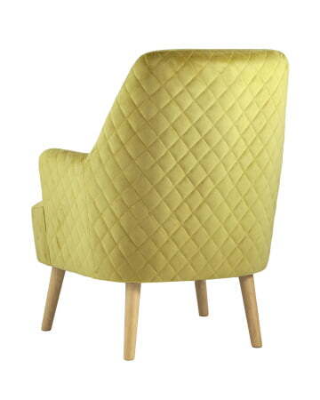 Кресло Хантер велюр горчичный (Стул-кресло Хантер горчичный)