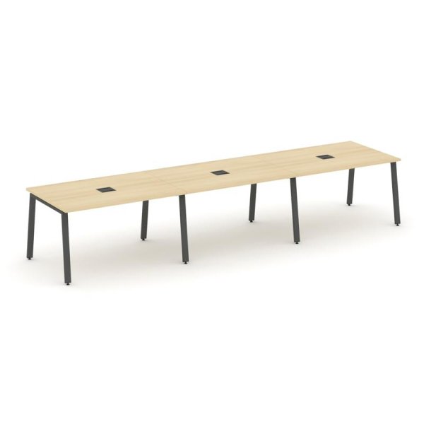 Стол переговорный SN-6A.SPRG-024 (4740х980х750) (Акация Лорка/Металл Антрацит)