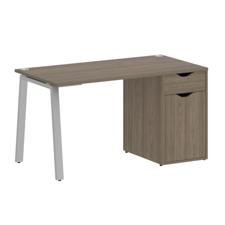 Стол письменный VR.SP-3-138.1.A 1380x720x750 (Вяз благородный/Серый Металл)