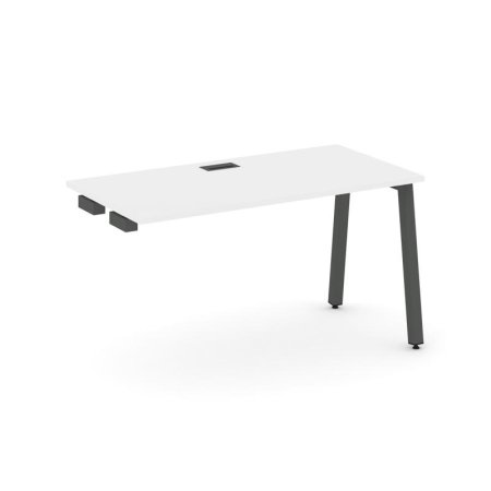 Стол-приставка к опорным элементам SN-5A.OPRS-024 (1580х800х750) (Белый/Металл Антрацит)