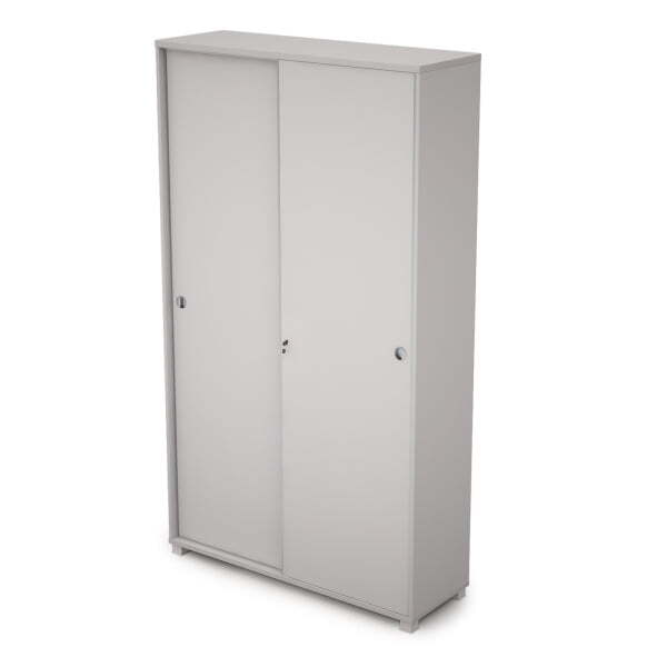 6ШКЗ.016 Шкаф-купе с замком (1200x400x2116) (Белый)