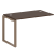 Проходной наборный элемент рабочей станции Metal System Style БО.ПРС-СП-1.2 1200x720x750 (Дуб Наварра/Серый металл)