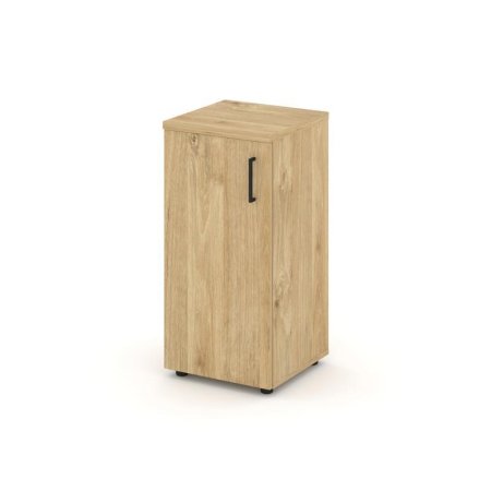 Шкаф низкий узкий SN.STU-301(L) (400х400х833) (Тиквуд Светлый)